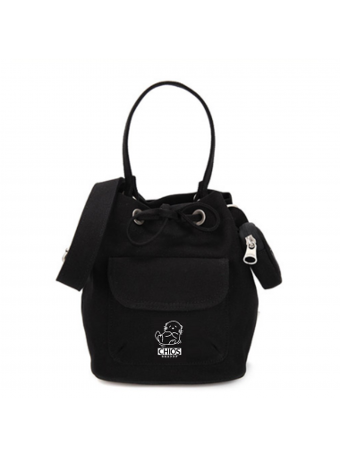 CHIOS CLUB - Chios3951 Small Logo Canvas Bucket / BLACK 